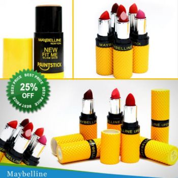 Pack of 10 Maybelline Lipstick 1 Free Maybelline Paint Stick